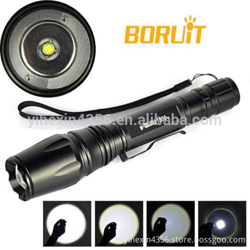 1800 Lumen Rechargeable 18650 Battery CREE T6 Led Camping Tactical Flashlight
